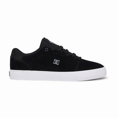 DC Hyde S Suede Férfi Deszkás Cipő Fekete/Fehér (YAZF82637)